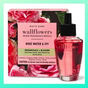 Wallflowers Refills 2-Pack -Division- Bath & Body Works - Rose Water & Ivy
